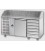 Tavolo refrigerato pizza GN1/1 con 1 porta, gruppo motore a sinistra, 6 cassetti neutri e piano in granito mod PZ02EKOC6SX