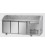 Tavolo refrigerato pizza GN1/1 con 3 porte, un cassetto neutro e piano in granito mod PZ03EKOC1