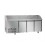 Tavolo refrigerato pizza GN1/1 con 3 porte, gruppo motore a sinistra e piano in granito mod PZ03EKOGNSX