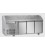 Tavolo refrigerato pizza GN1/1 con 3 porte, gruppo motore a sinistra, un cassetto neutro e piano in granito mod PZ03EKOC1SX