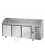 Tavolo refrigerato pizza 600x400 con 3 porte e piano in granito mod PZ03MID80