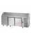 Tavolo refrigerato pizza 600x400 con 2 porte, 6 cassetti neutri e piano in granito mod PZ03MIDC6