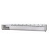Vetrina refrigerata in acciaio inox per vaschette GN1/4 senza vetri con gruppo motore a sinistra mod VR4260SVSX