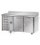 Tavolo refrigerato GN1/1 a temp. normale 2 porte, piano acciaio inox con alzatina 10 cm e motore a sinistra mod TF02EKOGNSXAL