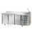 Tavolo refrigerato GN1/1 con 3 porte e piano in acciaio inox con alzatina 10 cm e lavello mod TF03EKOGNLAL