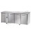Tavolo refrigerato GN1/1 con 3 porte e gruppo motore a sinistra mod TF03EKOGNSX