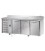 Tavolo refrigerato GN1/1 a temperatura normale  3 porte, piano inox con alzatina 10 cm e motore a sinistra mod TF03EKOGNSXAL