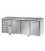 Tavolo refrigerato GN1/1 a temperatura normale con 3 porte, piano di lavoro in granito e motore a sinistra mod TF03EKOGNSXGRA