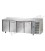Tavolo refrigerato GN1/1 a temperatura normale con 4 porte e piano in acciaio inox con alzatina 10 cm mod TF04EKOGNAL