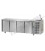Tavolo refrigerato GN1/1 con 4 porte e piano con lavello mod TF04EKOGNL