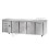 Tavolo refrigerato GN1/1 con 4 porte e gruppo motore a sinistra mod TF04EKOGNSX