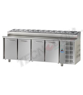 Tavolo refrigerato Snack GN1/1 con 4 porte mod TF04EKOGNSK