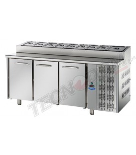 Tavolo refrigerato Snack GN1/1 con 3 porte mod TF03EKOGNSK