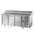 Tavolo refrigerato Snack GN1/1 con 3 porte mod TF03EKOGNSK