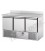 Saladette 3 porte con piano e alzatina in acciaio inox mod SL03AL
