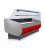 Espositore refrigerato orizzontale con vetri curvi e cappello in vetro mod SALINA80VD/250