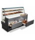 Espositore refrigerato orizzontale con vetri dritti mod RIVOVD/100