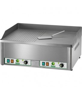 Fry top elettrico da banco mod FRY2LR