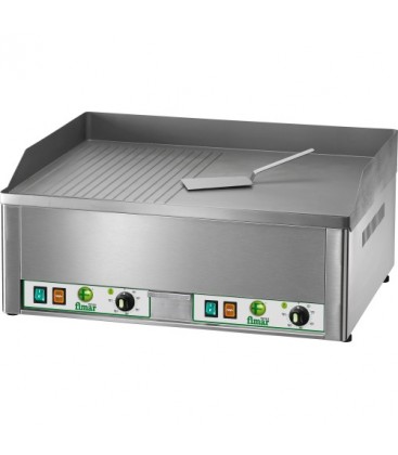 Fry top elettrico da banco mod FRY2LR