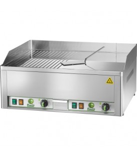 Fry top elettrico da banco mod FRY2LRC