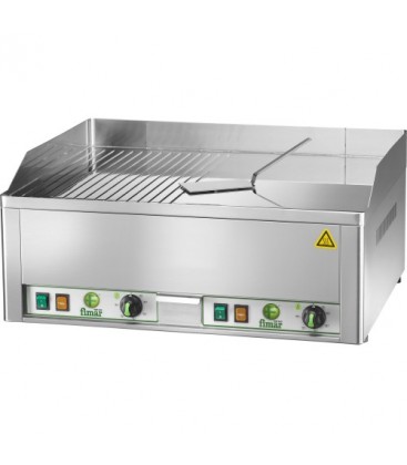 Fry top elettrico da banco mod FRY2LRC
