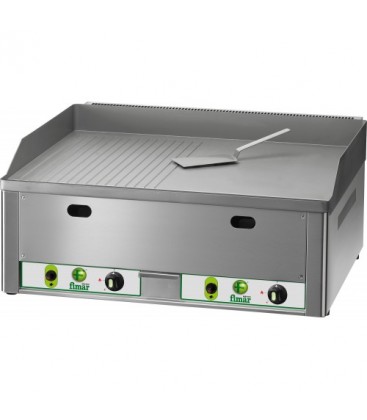 Fry top a gas da banco mod FRY2LRM