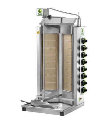 Gyros a gas macchina cuoci kebab mod GYR80MD