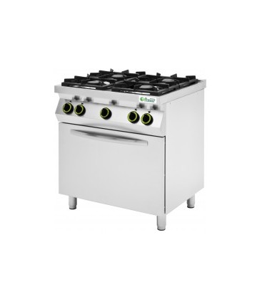 Cucina a gas 4 fuochi con forno mod CC74FEV