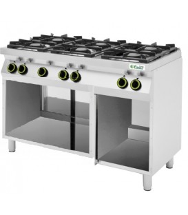 Cucina a gas 6 fuochi con forno mod CC76G
