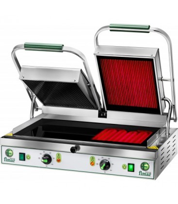 Piastra elettrica doppia in vetroceramica mod PV55LR
