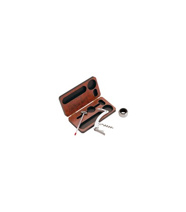 Termometro, cavatappi e salvagoccia