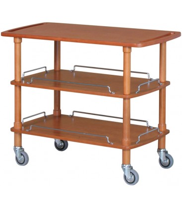 Carrello di servizio in legno mod CLP2003