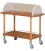 Carrello di servizio in legno con cupola mod CLC2012