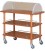 Carrello di servizio in legno con cupola mod CLP2013