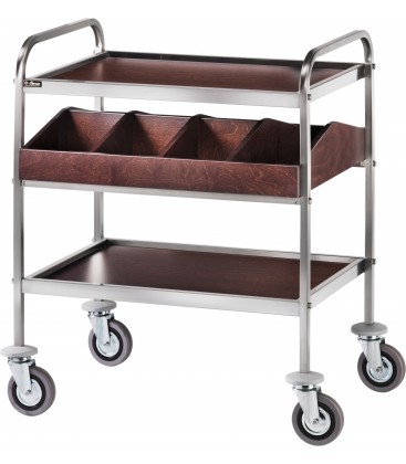 Carrello di servizio in acciaio inox mod CA1181W