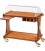 Carrello di servizio in legno con cupola mod CL2255