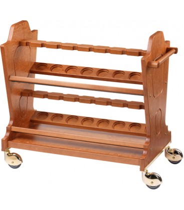 Carrello cantinetta per vini in legno mod CL2580