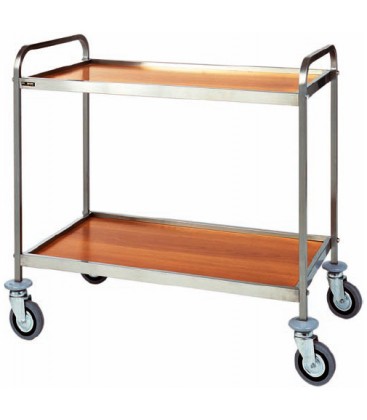 Carrello di servizio in acciaio inox CA1000