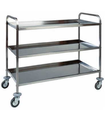 Carrello di servizio in acciaio inox CA1384