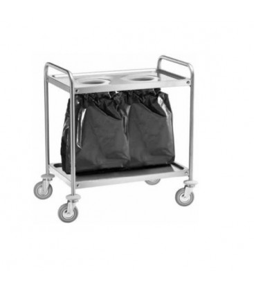 Carrello di servizio in acciaio inox CA1391S2