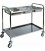 Carrello di servizio portabacinelle in acciaio inox CA1386