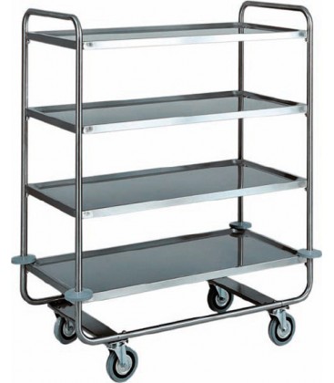 Carrello di servizio in acciaio inox CA1433