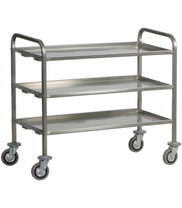 Carrello di servizio in acciaio inox CA1395P