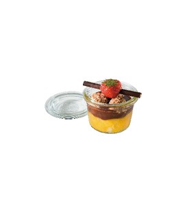 Vasetto con coperchio, 12 pz