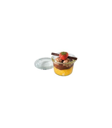 Vasetto con coperchio, 12 pz