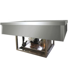Vasca inox refrigerata da incasso VRI211