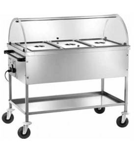 Carrello termico a bagnomaria con temperatura differenziata CT1760C