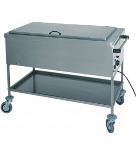 Carrello scalda tegamini / biberon con resistenza a secco CSS1750