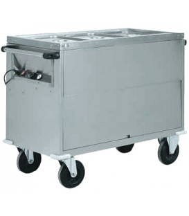 Carrello termico armadiato a bagnomaria CT1766