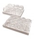 Vasetto con coperchio, 12 pz
